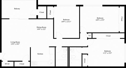 a floor plan of a house with an open floor plan and a staircase